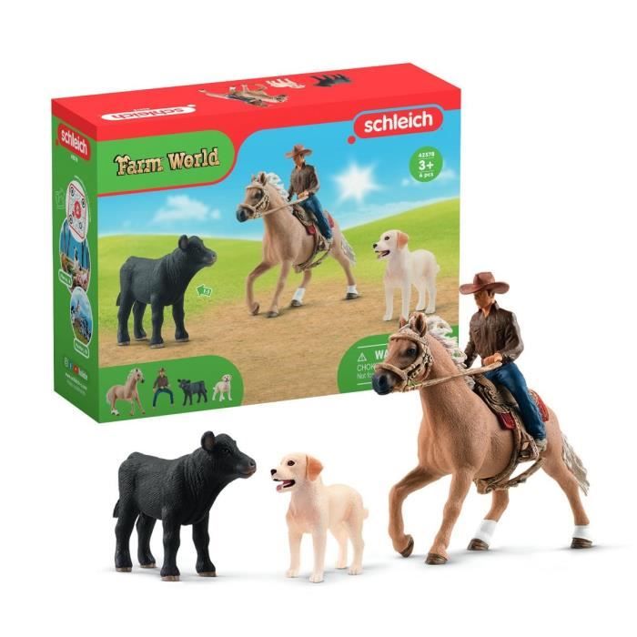Image of SCHLEICH - Avventure di equitazione western - 42578 - Gamma Farm World
