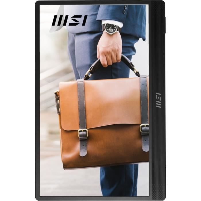 Schermo PC Gamer - MSI - MP161 E2 - 15.6 - Pannello IPS - FHD - 1 ms - 60 Hz - USB-C x2 + Mini HDMI - Attacco per treppiede