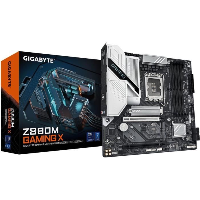 Scheda madre - GIGABYTE - Z890M GAMING X - Presa 1851 - DDR5 SDRAM - M.2 PCIe 5.0