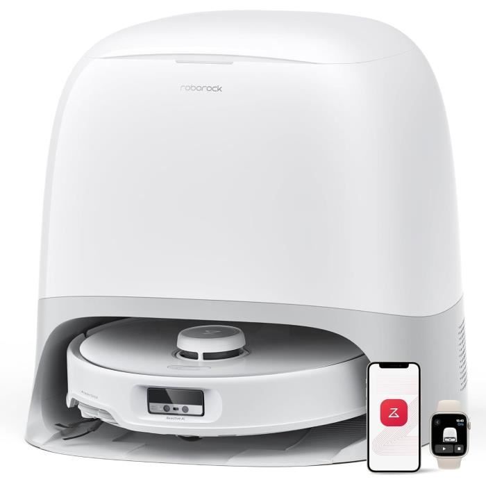 ROBOROCK QREVO CURV - Robot Aspirapolvere con Stazione Multifunzione 3.0 - 18500 Pa - Sistema Anti-Groviglio