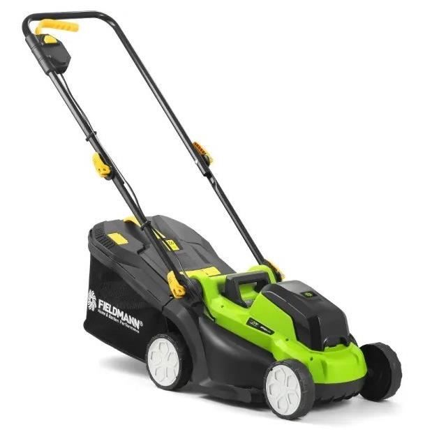 Image of Rasaerba a batteria - FIELDMANN - 20V - Taglio 33 cm - Altezza max 65 mm - Batteria e caricabatteria non inclusi