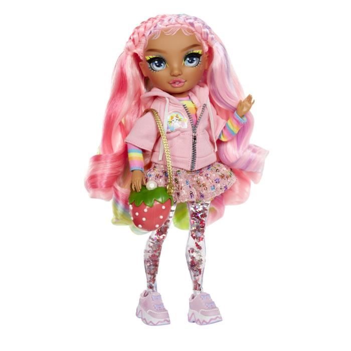 Image of Rainbow High - Sparkle & Shine - Bambola fashion da 27 cm - Rosa - Gambe con liquido glitterato - Dai 4 anni in su