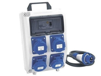 QUADRI QUADRO ELETTRICO PORTATILE DA CANTIERE CEE 4 PRESE