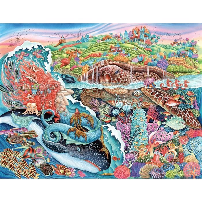 Puzzle da 2000 pezzi, Puzzle per adulti, Età 14+, Il mito di Thalassa, Mare, 12001484, Ravensburger