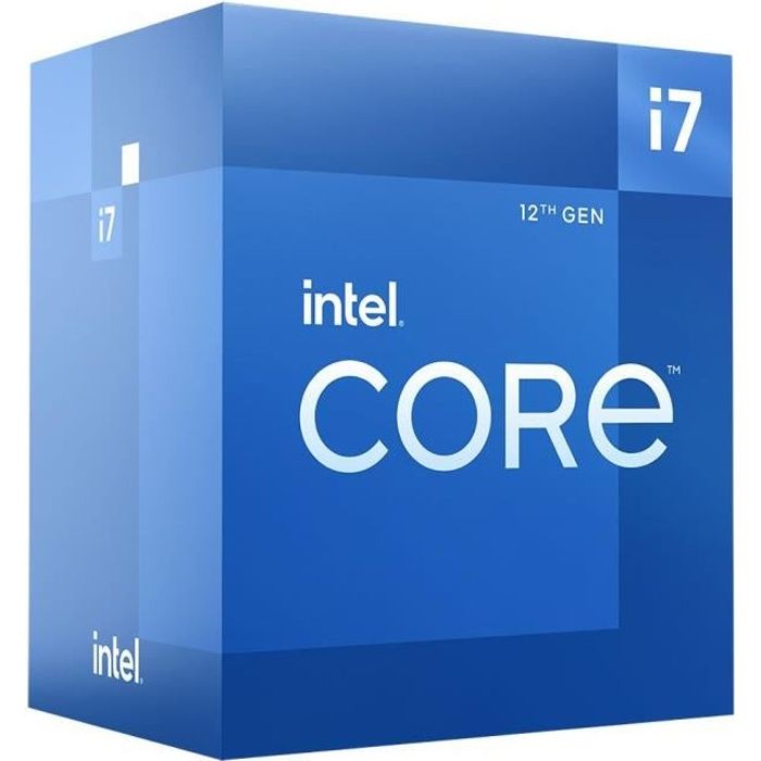 Processore - INTEL - Core i7-12700F - 25 MB di cache, fino a 4,90 GHz (BX8071512700F)