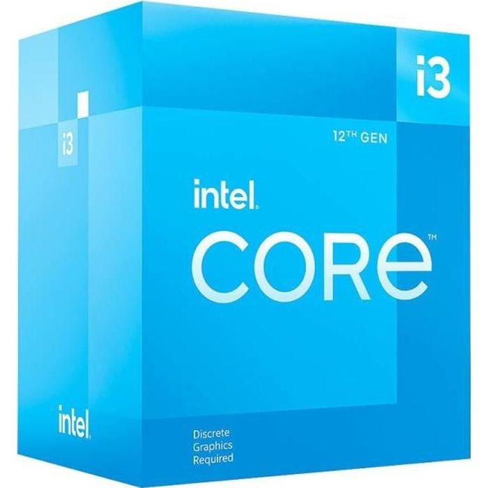 Processore - INTEL - Core i3-12100F - 12M Cache, fino a 4,30 GHz (BX8071512100F)