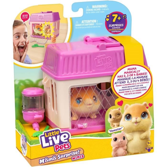 Image of Playset - LITTLE LIVE PETS - Criceti Mama Surprise - Cuccioli inclusi - Accessori personalizzabili