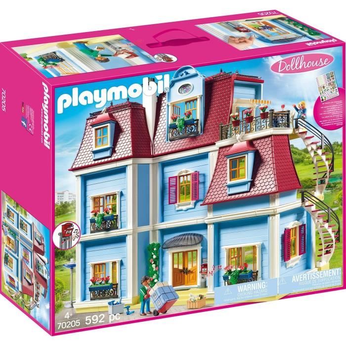 Image of PLAYMOBIL 70205 - Casa delle bambole La Maison Traditionnelle - Grande casa tradizionale - Novità per il 2020