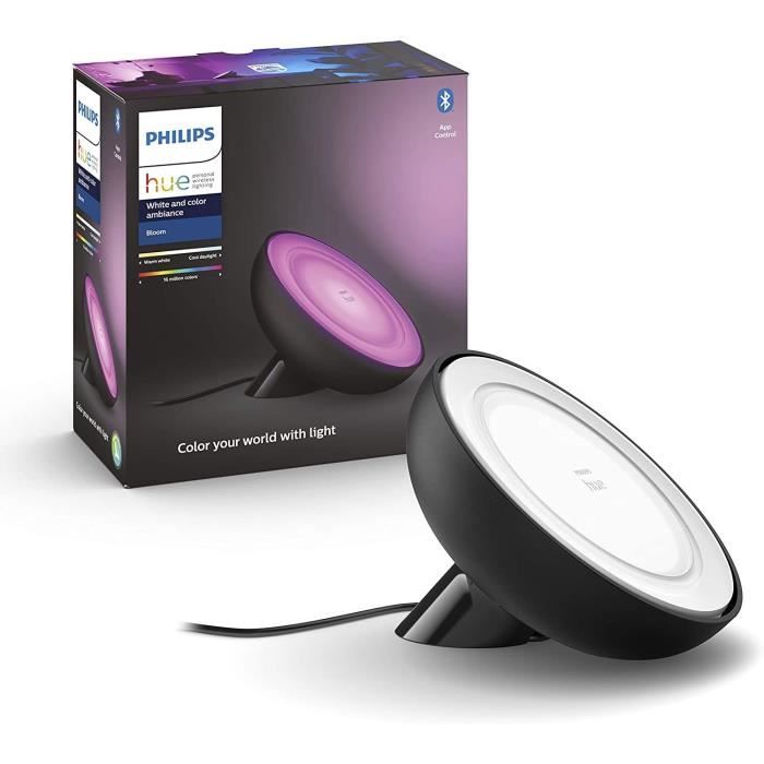 Image of Philips Hue bianco & Color Ambiance, Bloom, nero, Bluetooth Compatible, lavora con Alexa, Google e HomeKit