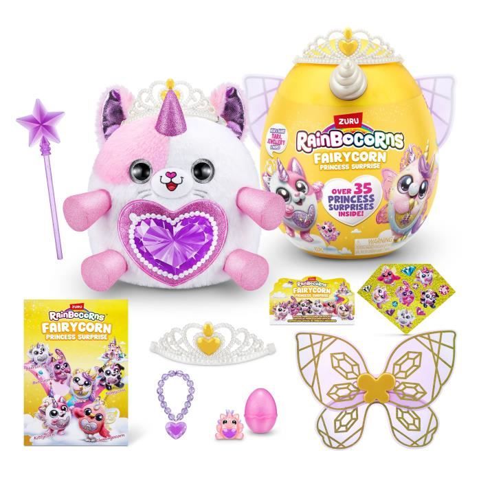 Image of Peluche interattivi - ZURU - Fairycorn Princess S6 - 6 principesse delle fate da collezionare con più di 35 sorprese