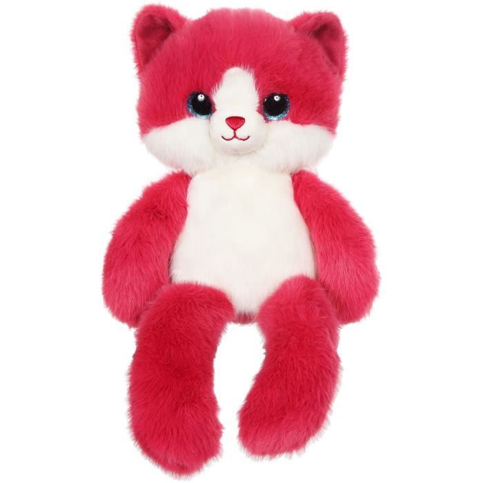 Image of Peluche Gatto Leggies - GIPSY TOYS - Lampone, 48 cm