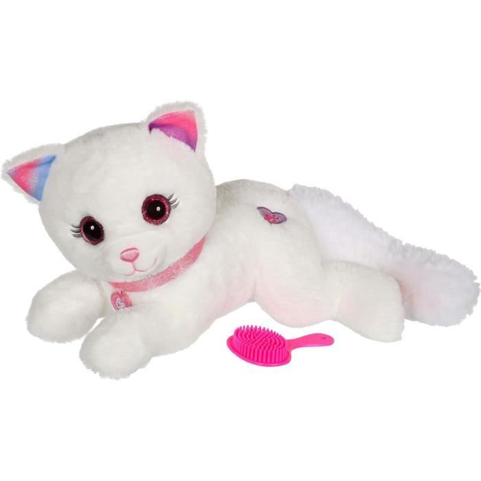 Image of Peluche - Gipsy Toys - Gatto Cuty Bella Fashionista - 30 cm - Bianco Rosa