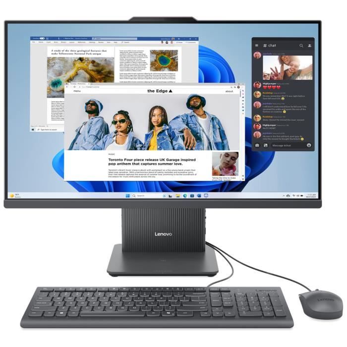 PC All-in-One LENOVO IdeaCentre AIO 27IRH9 Windows 11 - Core i7-13620H - 16 GB di RAM - 512 GB SSD - AZERTY