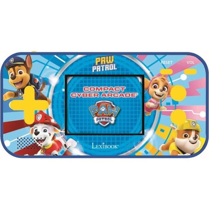 Image of PAT 'PATROUILLE LEXIBOOK Console di gioco portatile per bambini Cyber Arcade compatta - 150 giochi