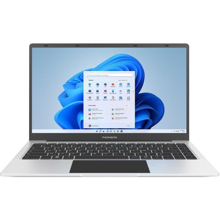 Notebook portatile - THOMSON NEO14 - 14.1 HD - Celeron N4020 - 4 GB RAM - 128 GB SSD - Windows 11S - Bianco - AZERTY + Office 1 anno