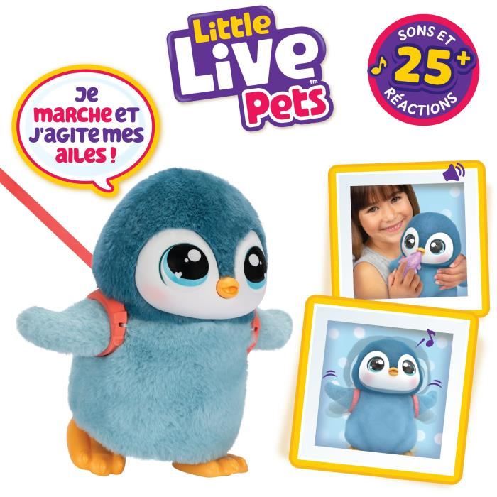Image of My Little Penguin - MOOSE TOYS - LITTLE LIVE PETS - Pinguino elettronico interattivo con accessori
