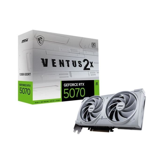 MSI - Scheda grafica interna - GeForce RTX 5070 12G VENTUS 2X OC BIANCO