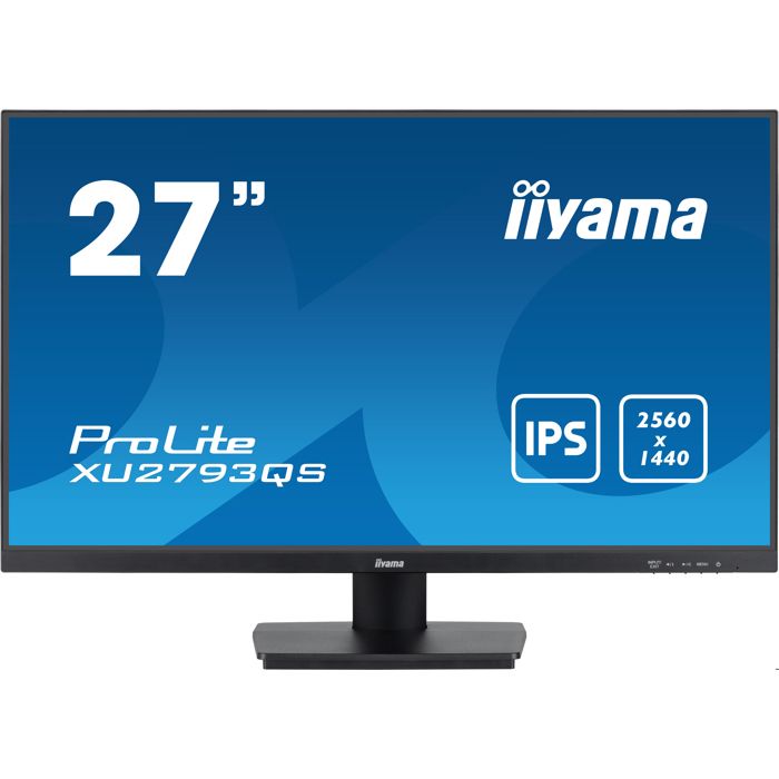 Monitor PC - IIYAMA - XU2793QS-B7 - 27 QHD - IPS - 100Hz - 1ms - HDMI/DP - Altoparlanti - VESA 100x100 - Nero
