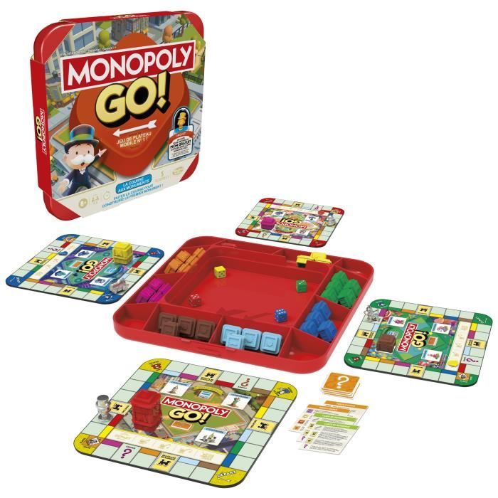 Image of Monopoly Go, Gioco da tavolo da 8 anni, Gioco da tavolo per famiglie