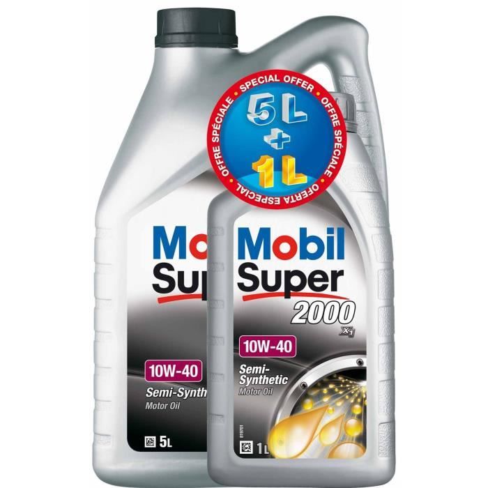 MOBIL Oil S2000 10W40 5 + 1L gratuito