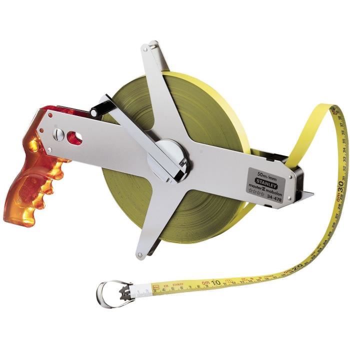 Misurazione - STANLEY - 1-34-478 - Lungo - 50 mx 12,7 mm - Nastro in acciaio - Mabolon Master II