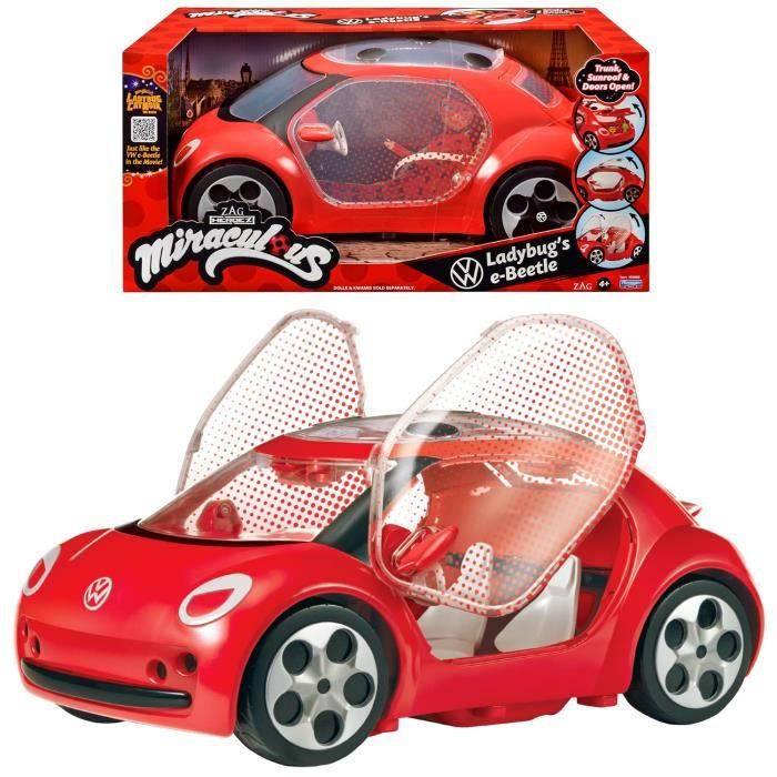 Image of Miraculous Ladybug Car - Volkswagen e-Beetle di Ladybug - Bandai