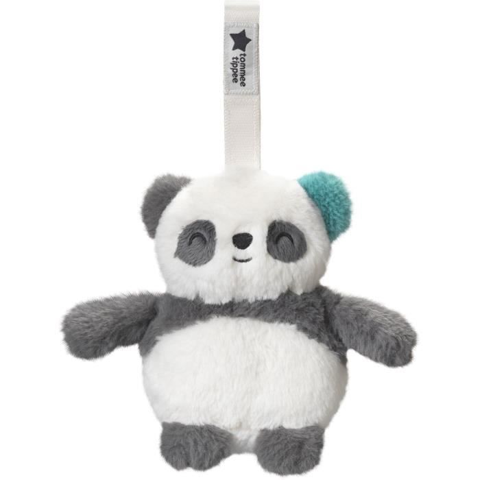Mini Peluche - TOMMEE TIPPEE - Pippo Il Panda - Aiuto per dormire nomade - 6 suoni - Ricaricabile tramite USB - Lavabile in lavatrice