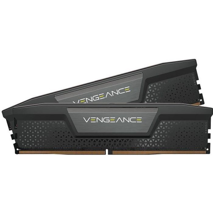 Memoria RAM - CORSAIR - Vengeance DDR5 - 32GB 2x16GB DIMM - 6000 MT/s - Intel XMP - 1,40 V - Nero (CMK32GX5M2E6000C36)