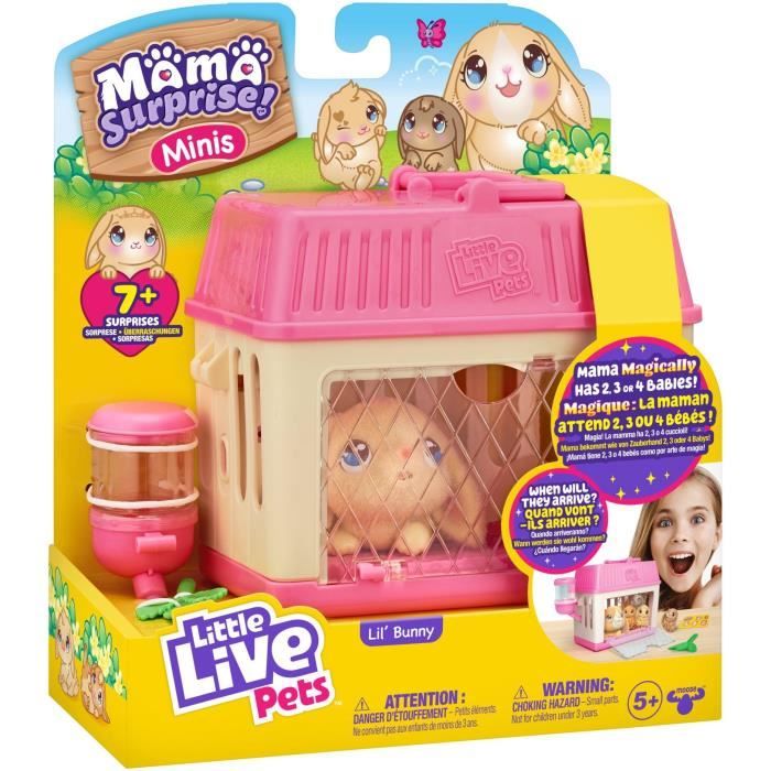 Image of Mama Surprise Little Rabbits Peluche - Piccoli animali vivi - Moose Toys