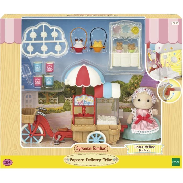 Image of Maman Sheep e il suo popcorn Stand - Sylvanian Families - 5653 - Da 3 anni