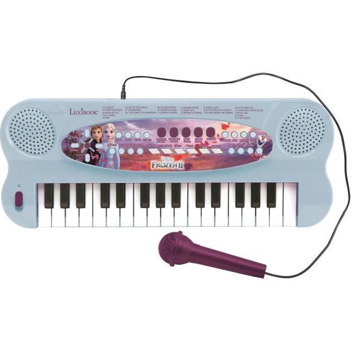 Image of LEXIBOOK - Frozen II - Tastiera elettronica con microfono (32 tasti)