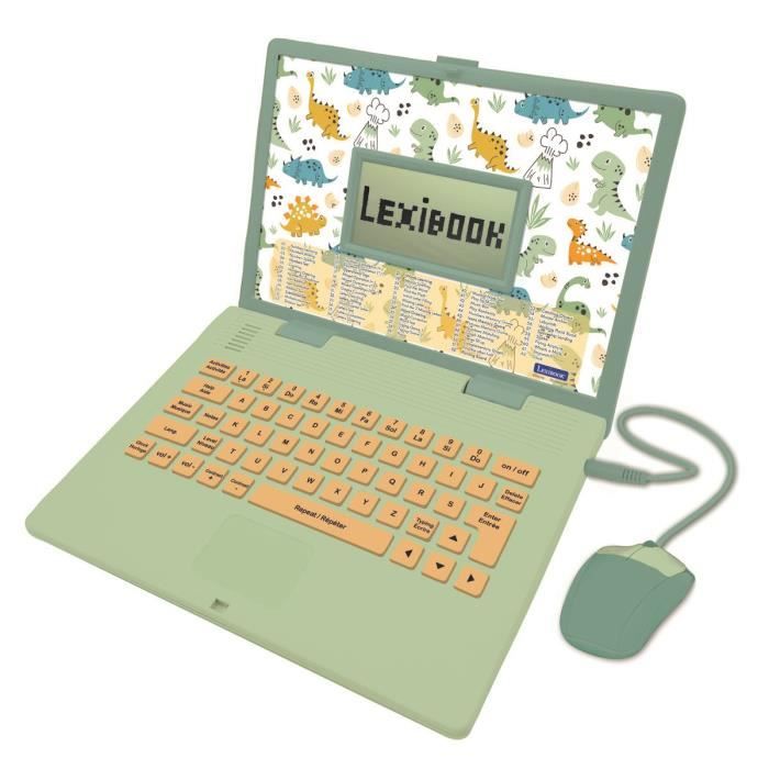 Image of Lexibook - Computer educativo bilingue sui dinosauri - 124 attività (EN/FR)