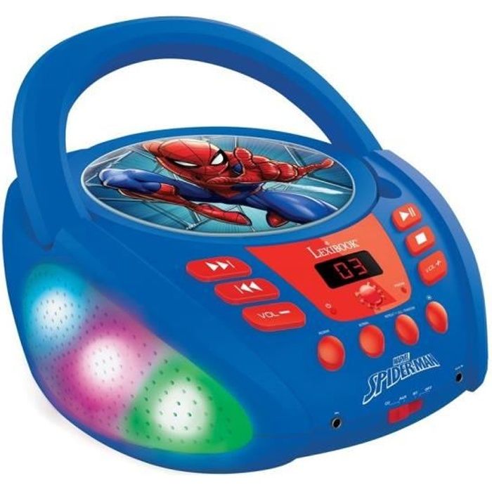 Image of Lettore CD Bluetooth Spider-Man con effetti di luce
