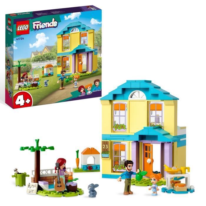 LEGO Friends 41724 La Maison de Paisley, giocattolo per bambini di 4 anni, con accessori e mini-poupées