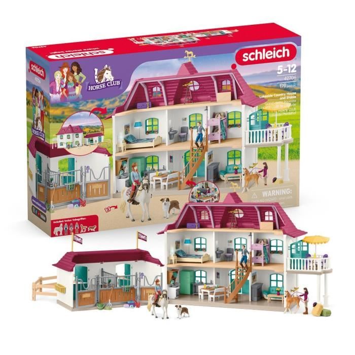 Image of Lakeside Large Equestrian Center Box, SCHLEICH 42706, Horse Club, da 4 anni
