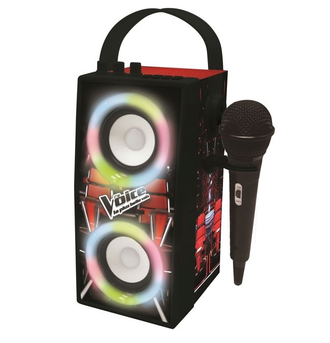 Image of LA VOCE - Altoparlante Bluetooth alla moda - Portatile con microfono ed effetti di luce