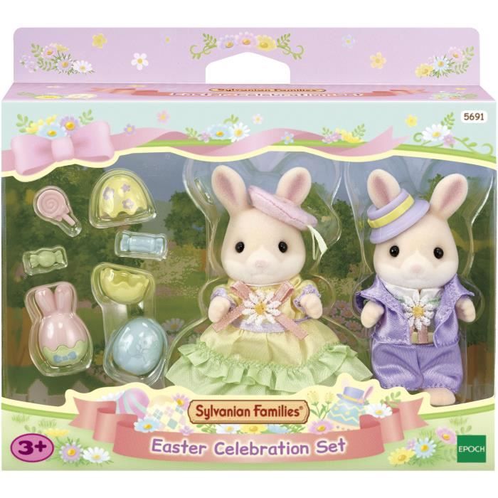 Image of La caccia alle uova per i fratelli e le sorelle Rabbit Marguerite - Famiglie Sylvanian
