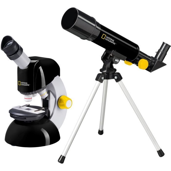 Kit telescopio + microscopio per bambini - National Geographic