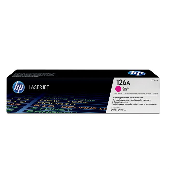 Image of HP TONER 126A (CE313A) magenta - cartuccia originale per stampanti HP LaserJet CP1025/LaserJet 100 MFP M175/LaserJet 200 MFP