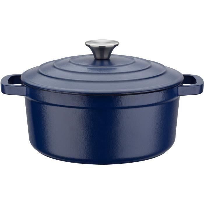 Image of GSW - Blue Magic - Pentola - 20 cm - Ghisa - Blu - Tutte le fonti di calore inclusa l'induzione