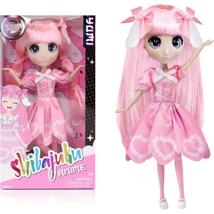 Image of Grande bambola Kawai in stile giapponese da 30 cm - Yumi Doll - BANDAI - Licenza ufficiale Shibajuku Anime