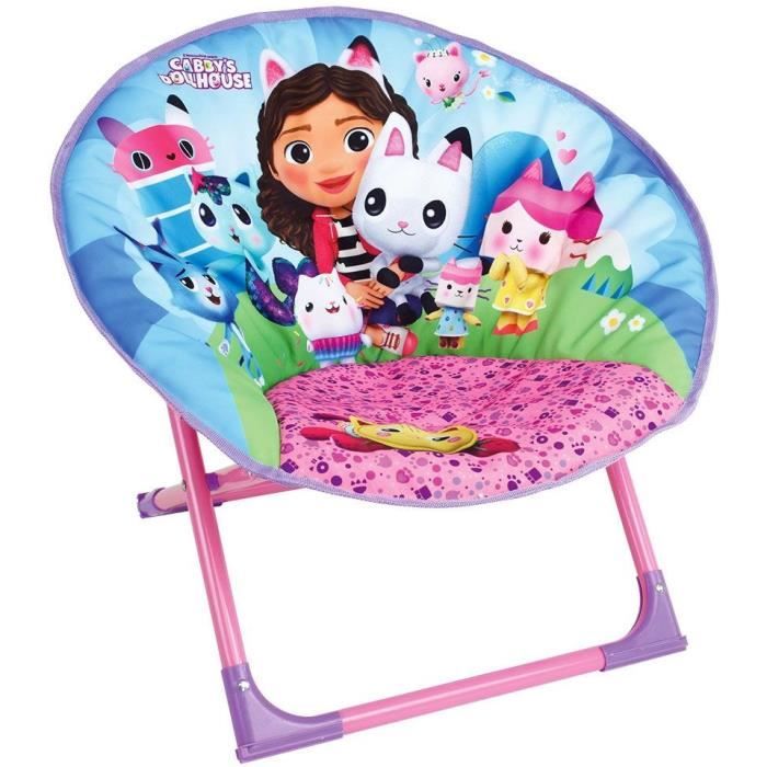 Image of GABBY AND THE MAGIC HOUSE - Seggiolino luna pieghevole per bambini h.47 x l.54 x p.42 cm