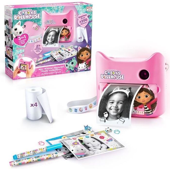 Image of GABBY AND THE MAGIC HOUSE - Fotocamera a stampa istantanea - GAB 005 - Canal Toys