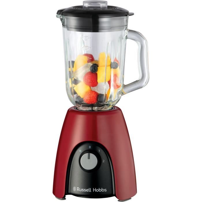 Image of Frullatore - RUSSEL HOBBS - Desire rosso - 650 W - 2 velocità + Pulse - Rosso