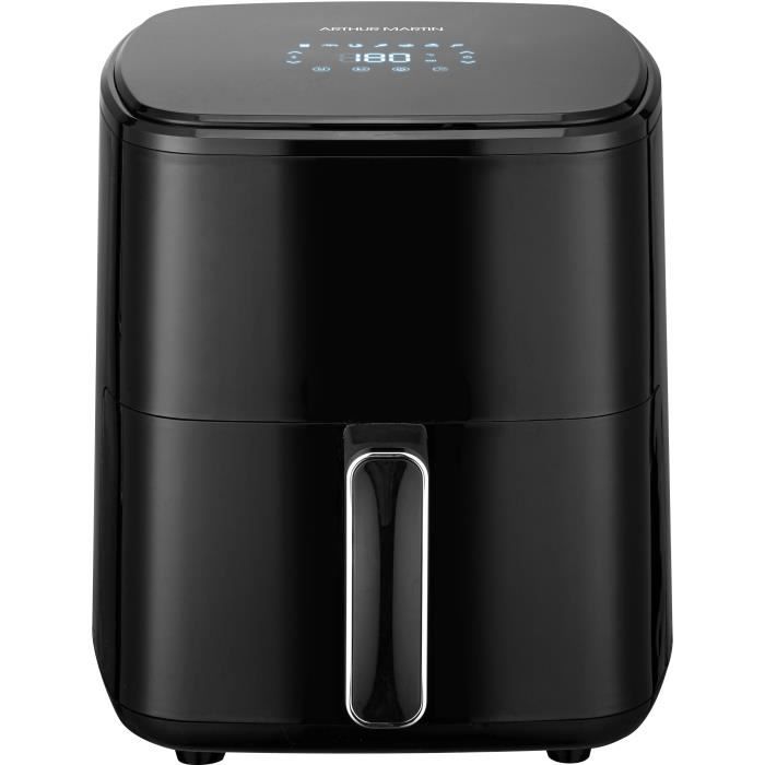 Image of Friggitrice senza olio - ARTHUR MARTIN - Airfryer 5 L - 1400 W - Touch screen - 7 preimpostazioni di cottura - Nero