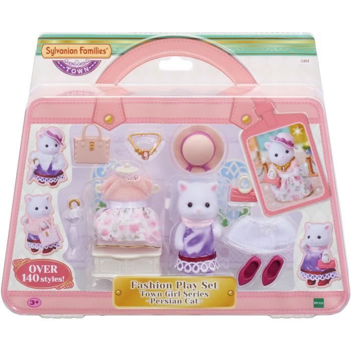Image of FAMIGLIE SYLVANIAN 5461 La valigia di moda e la grande sorella Gatto persiano