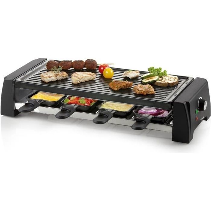 Image of DOMO DO9189G Raclette apparecchio 8 persone - Nero