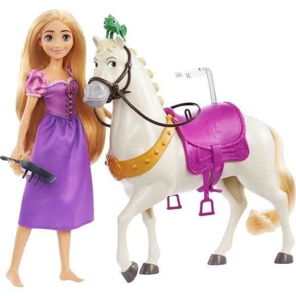Disney Princess - Rapunzel e Maximus Box - Mannequins Dolls - 3 anni e +