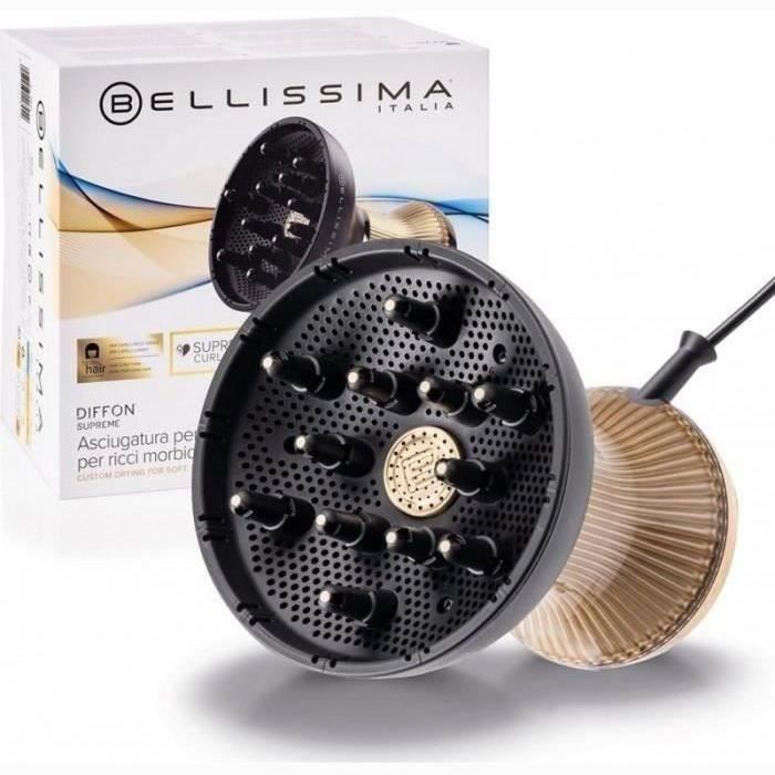 Image of Diffusore d'Aria Calda in Ceramica XL - Bellissima - Diffon Supreme Olio di Argan Per Capelli Ricci - 2 Velocità 3 Temperature