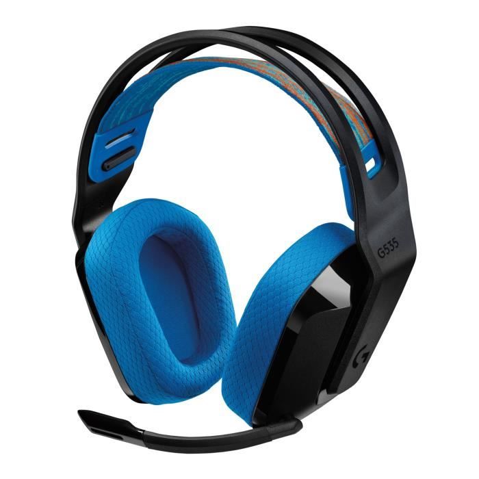 Image of Cuffie da gioco - Wireless - LOGITECH G - G535 LIGHTSPEED - PC e PS5 - Nero/Blu